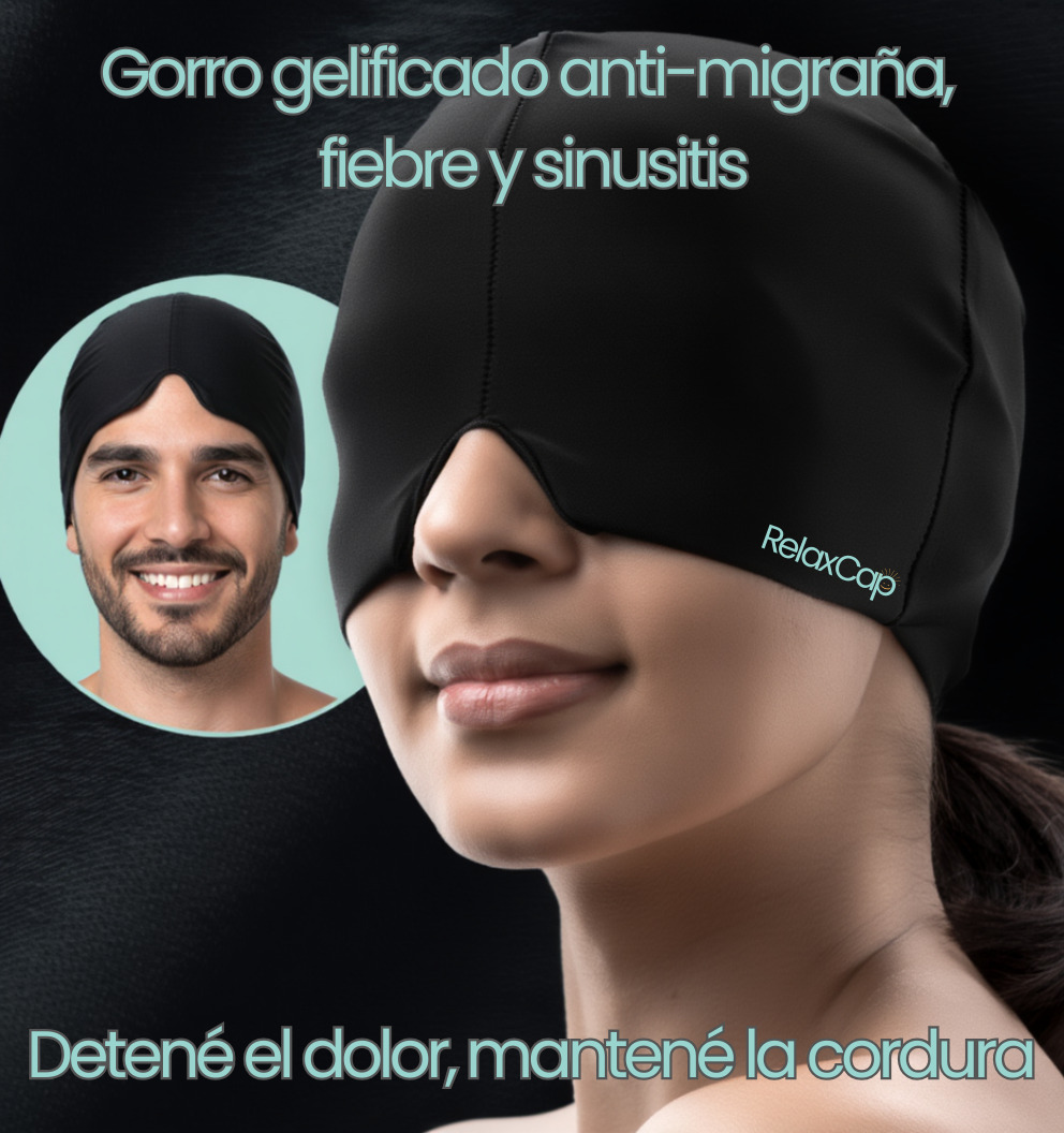 Gorro Gel | Alivio frío/calor para migrañas y más