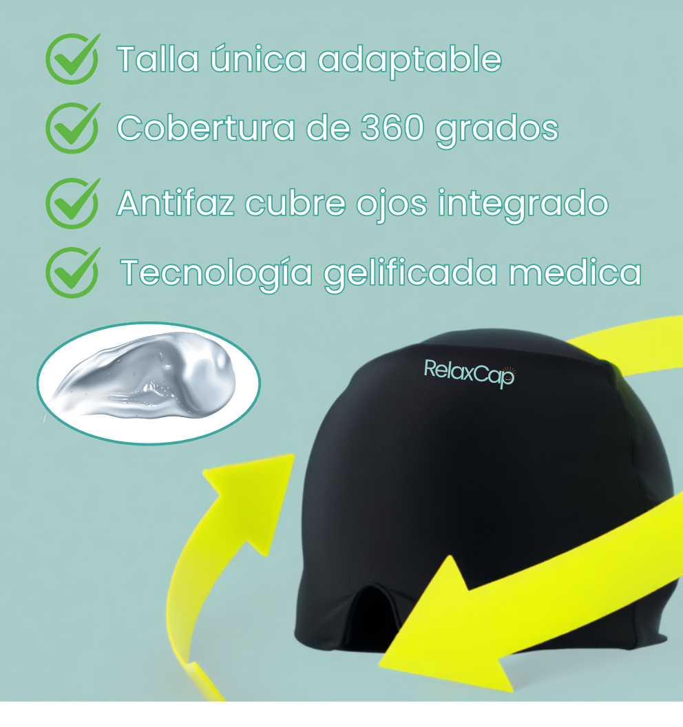 Gorro Gel | Alivio frío/calor para migrañas y más