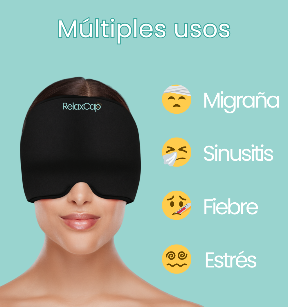 Gorro Gel | Alivio frío/calor para migrañas y más
