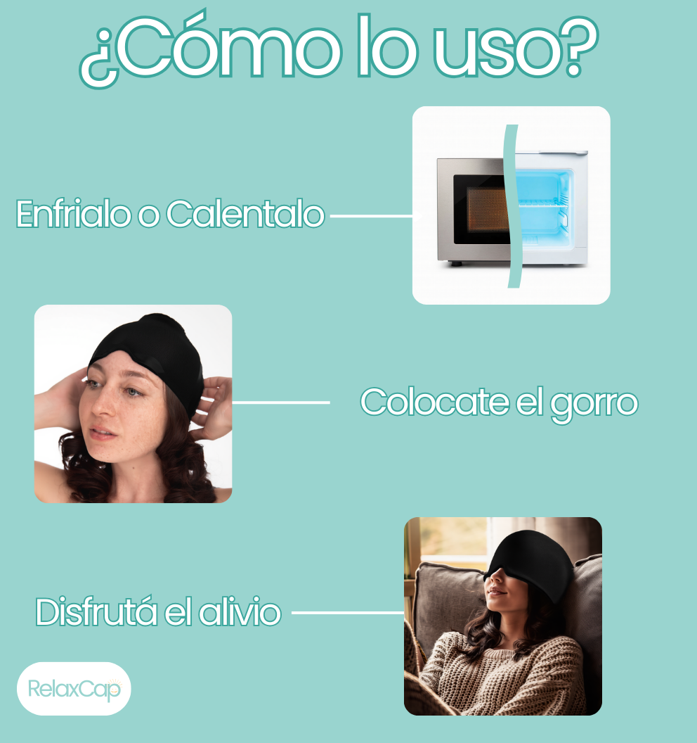 Gorro Gel | Alivio frío/calor para migrañas y más